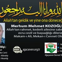 Mehmet Kozoğlu Vefat Haberi