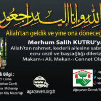 Salih Kutru Vefat Haberi