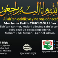 Fatih Cincioğlu Vefat Haberi