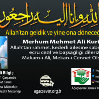 Mehmet Ali Kuriş Vefat Haberi