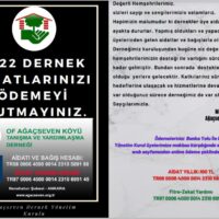 2022 Yılı Aidatlarınızı Ödemeyi Unutmayınız