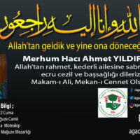 Ahmet Yıldırım Vefat Haberi
