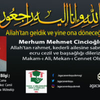 Mehmet Cincioğlu Vefat Haberi