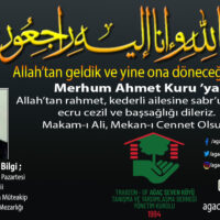 Ahmet Kuru Vefat Haberi