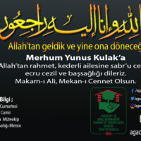 Yunus Kulak Vefat Haberi
