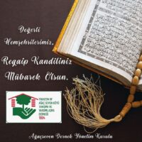 Regaip Kandiliniz Mübarek Olsun!