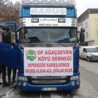 Deprem Bölgesine Yardım Tırımızı Gönderdik