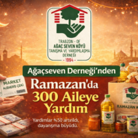 Ağaçseven Derneği’nden Ramazan Ayında Dayanışma Örneği