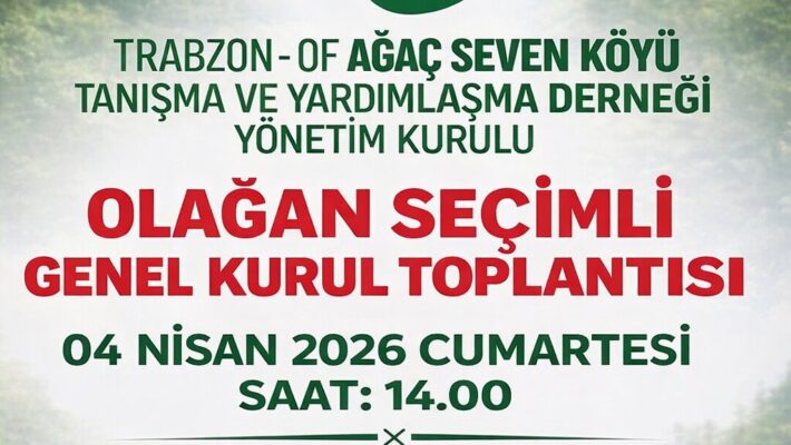 Olağan Seçimli Genel Kurul Toplantı Çağrısı